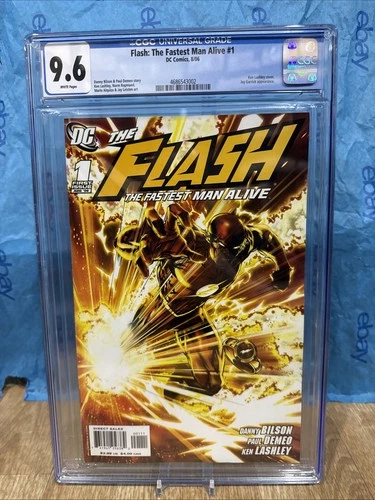 DC The Flash The Fastest Man Alive #1 Cgc 9.6 Graded Comic New Slab 2006