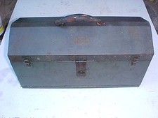 Early Snap On Blue Point Hip Roof Tool Box