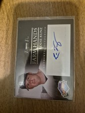 2007 TRISTAR Prospects Plus - Farm Hands Authentic Autograph Eddie Kunz #FH-EK