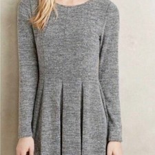 Anthropologie Dolan Fully Lined Super Soft Comfy Dress Size Small Gray Stretch