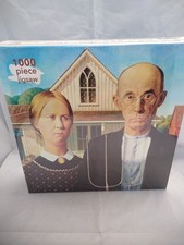 American Gothic Jigsaw Puzzle 1000 Pieces  Grant Wood  Flame Tree Publishing-New