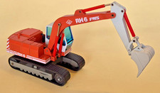 NZG Nr.334 O&K MH 6 PMS Kettenbagger m.Tieflöffel Baufahrzeug Diecast 1:50 Top