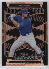 2020 Panini Chronicles Obsidian Electric Etch Orange 36/50 Kris Bryant #46 7p8