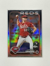 2024 Topps Chrome - Carson Spiers #167 Prism Refractor (RC)