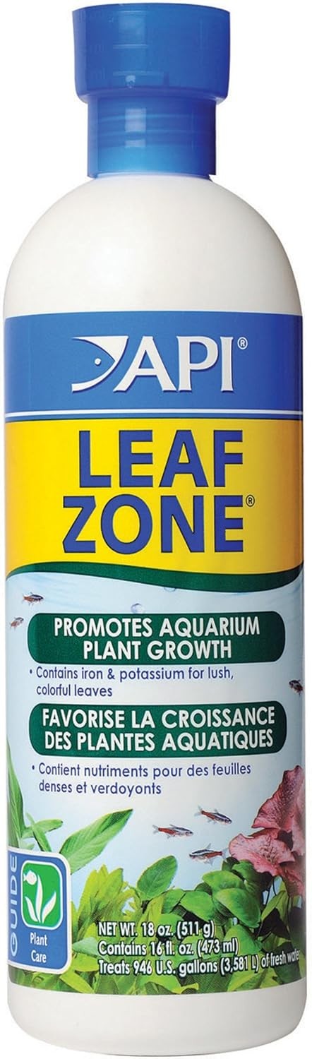 API LEAF ZONE Freshwater Aquarium Plant Fertilizer 473 ml Bottle