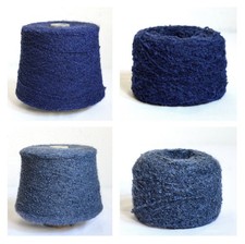 Italian Boucle Lana Wool Knitting Yarns, 10.6 oz / 300 grams Balls or Cone
