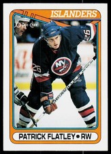 1990-91 O-Pee-Chee Patrick Flatley #350 New York Islanders