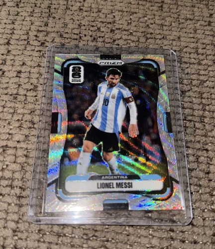 2026 Panini Prizm FIFA World Cup Lionel Messi Silver Wave Prizm #10