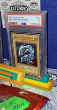 4-color Holofoil Stand Blue-Eyes White Dragon PSA SDK-001 1st Ed Display