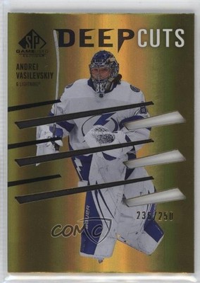 2023-24 Upper Deck SP Game Used Deep Cuts 236/250 Andrei Vasilevskiy #DC-77 1pa2