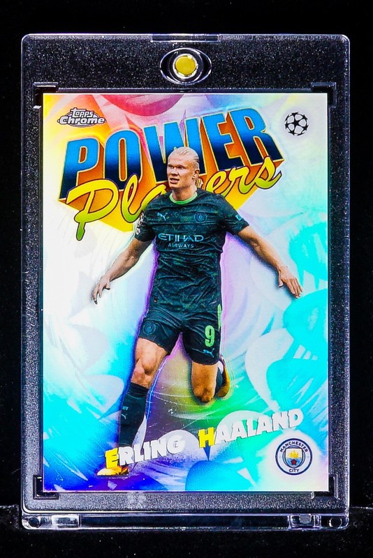 Erling Haaland RARE REFRACTOR PRIZM INVESTMENT CARD Manchester City NORWAY SSP