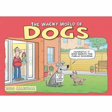 Carousel Worldwide, Wacky World of Dogs 2026 A4 Wall Calendar