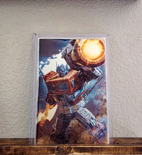 TRANSFORMERS 30 - SIGNED BY BJORN BARRENDS - FOIL COVER - ONLY COPY ON EBAY!!!