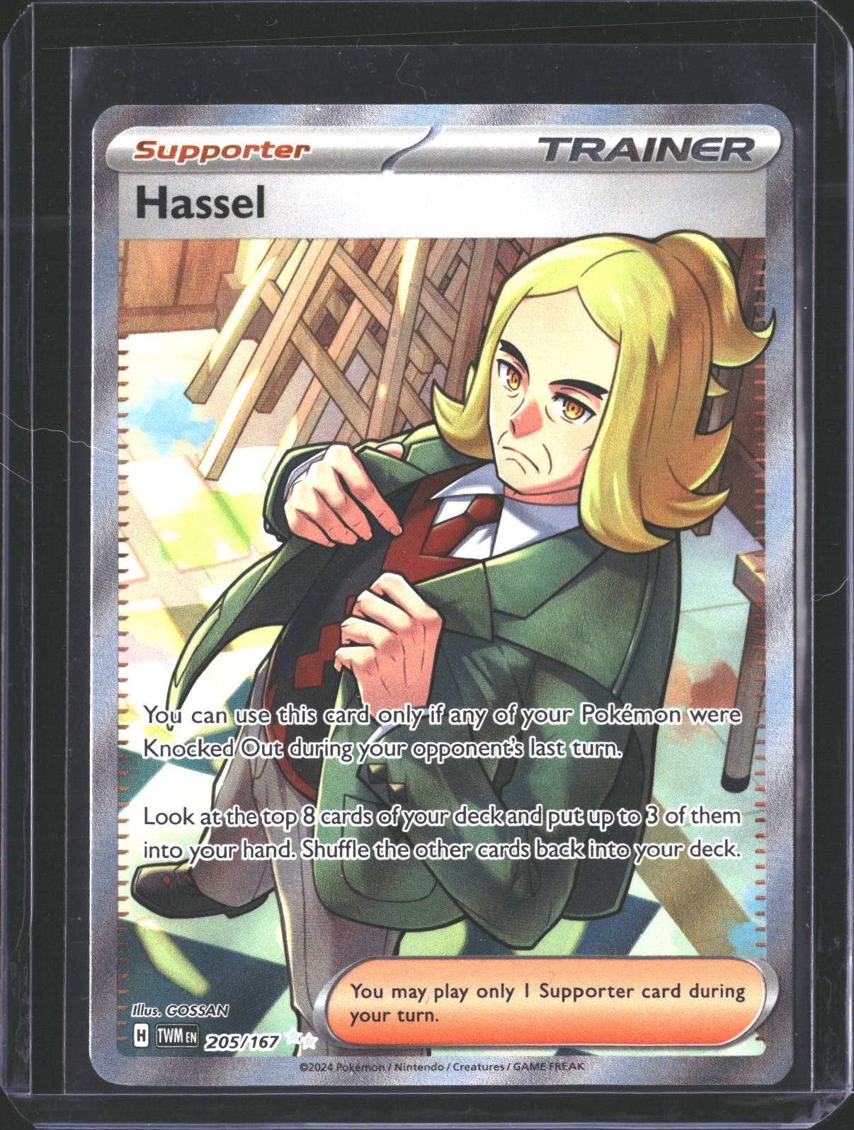 Hassel 205/167 Ultra Rare Twilight Masquerade Pokemon NM/M