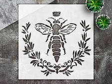 Stencil Vintage Bee - Mylar, Farmhouse, Country Home - StencilAir