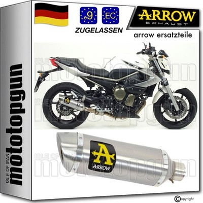 ARROW AUSPUFF ZUGELASSEN THUNDER ALUMINIUM YAMAHA XJ6 2012 12 2013 13 2014 14