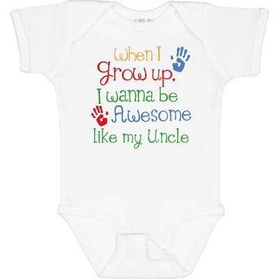 Inktastic Awesome Like My Uncle Baby Bodysuit From Cute Idea Family Unisex