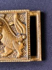 RARE - Antique Chinese Gilt Bronze Fu Dog Belt Buckle — photo 3