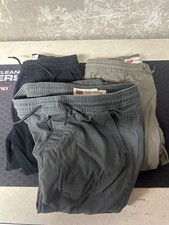 Levi s Boys Cargo Jogger Pants Lot of 3 Youth Large Black Gray Olive Joggers