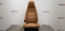 14 Porsche Cayman S 981 14 Way Power Memory Heated Seat Left Driver Tan Leather