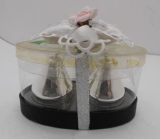 Kate Aspen "The Perfect Pear" Salt & Pepper Shakers – Silver Plate, 2.5" Tall in