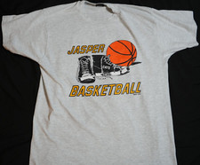 VTG 90s Jasper Basketball McDonalds Single Stitch Large T-Shirt