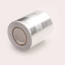 16ft Fiberglass Wrap Barrier Tape Heat Shield Roll Exhaust Car Protection Silver