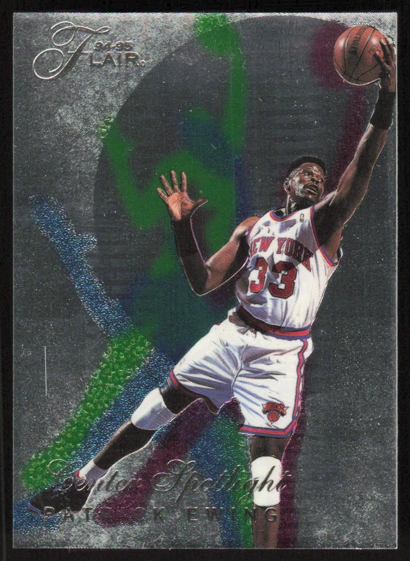 1994-95 Flair 1 Patrick Ewing New York Knicks Basketball Card