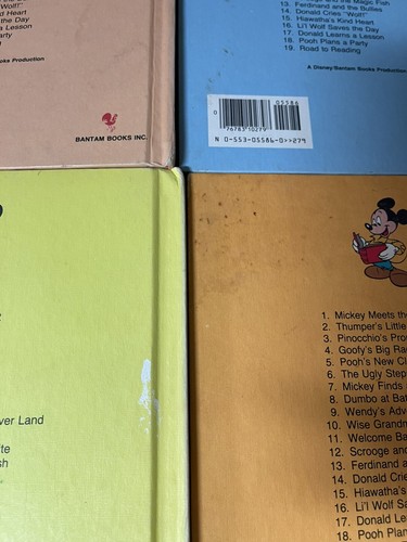 13 Walt DISNEY READERS primary Reading LIBRARY Childrens BANTAM BOOKS VTG Set - Picture 9 of 12