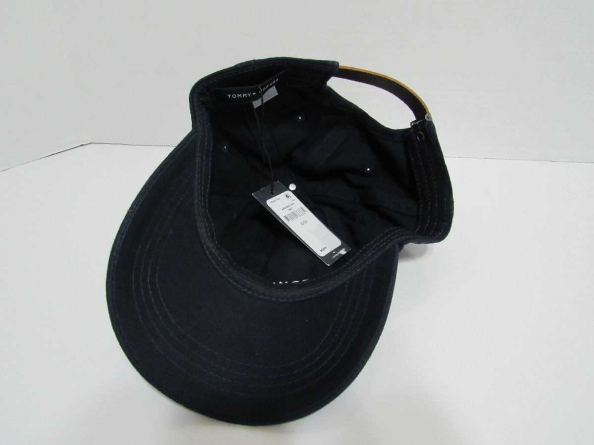 ?️NWT Tommy Hilfiger Black Logo Unisex Adjustable Baseball Hat One Size Tommy Hilfiger - Brandclub - Tommy Hilfiger Men main image 3