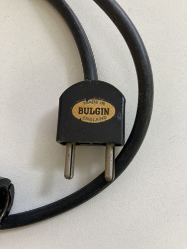 Vintage Bulgin 2 Pin 27” Long Power Cable Cord - Picture 2 of 5