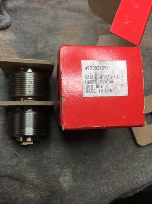 SET OF REED B18 C-4 THREAD ROLLING DIES 7/8-14 UNRF .875WF Free Shipping N