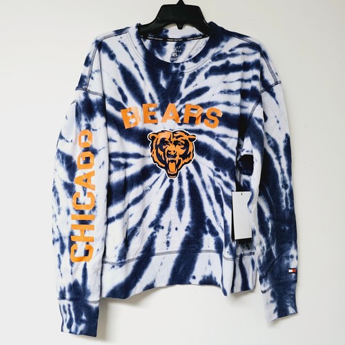NFL Tommy Hilfiger Ladies Tie Dyed Crew Neck Top - Choose Team / Size - NWT - Picture 3 of 18