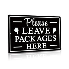 Please Leave Packages Here Metal Sign Package Delivery Decor Indoor/outdoor Use