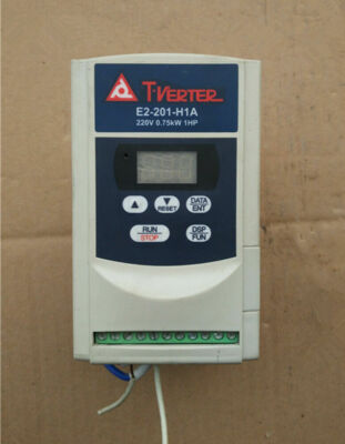 1PC for used inverter General E2-201-H1 E2-201-H1A 220V / 0.75KW