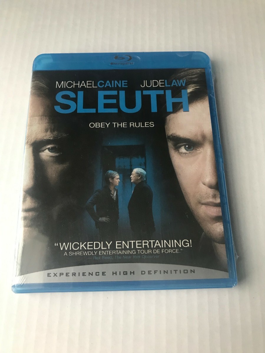 SLEUTH Blu-Ray (2008) New Sealed Michael Caine Jude Law