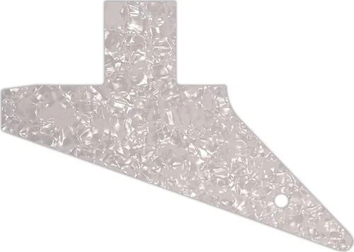 WD Custom Pickguard For Gibson 2010-Present Explorer #28 White Pearl/White/Bl...