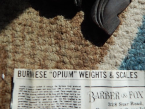 Burmese Opium Scale Hand Carved Original and very Nice - Picture 13 of 15
