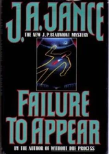 Failure to Appear: A J.P. Beaumont Mystery - Hardcover - VERY GOOD