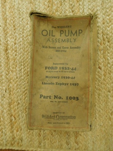 1932 1942 FORD MERCURY NORS Flathead Oil Pump Assembly Zephyr Vintage - Picture 2 of 8