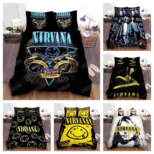Set lenzuola 3D Nirvana casa trapunta copripiumino singolo matrimoniale king federa UK - Foto 1 di 31