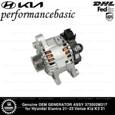 Genuine OEM GENERATOR ASSY 373002M317 for Hyundai Elantra 21-23 Venue Kia K3 21