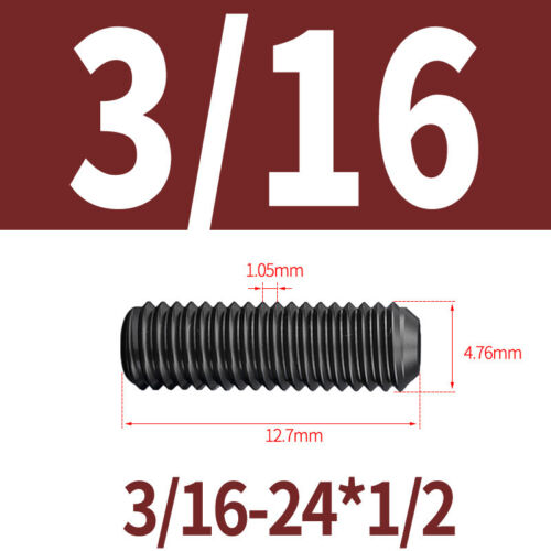 UNC / UNF / Inch Grub Screw Grade 12.9 Steel Set Screws - Picture 51 of 87