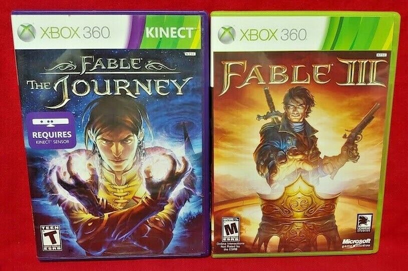 Fable III 3 + The Journey - Games XBOX 360 - Game Lot - Working