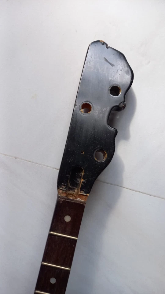 3 String Banjo Neck Bacon & Day Parts Luthier Project - Image 4 of 4