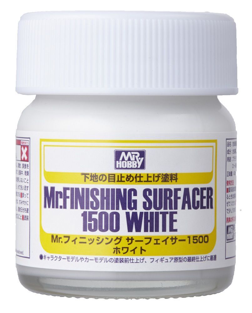 Mr Hobby - Gunze SF-291 - Finishing Surfacer 1500 White (40ml) - New