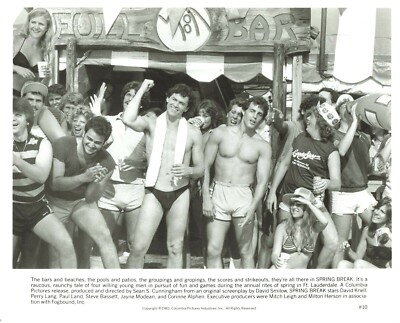 Spring Break 1983 Movie Photo 8x10 Beach Sexy Bikini Girl Pool Bar  P28c