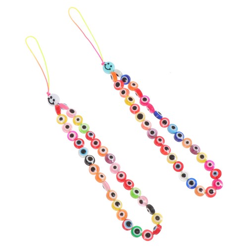 2 Pcs Pearl Eyes Mobile Kette Anti-verlorenes Seil Zartes Hängendes