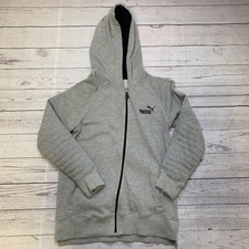Kids Puma Gray Full Zip Jacket Size Large