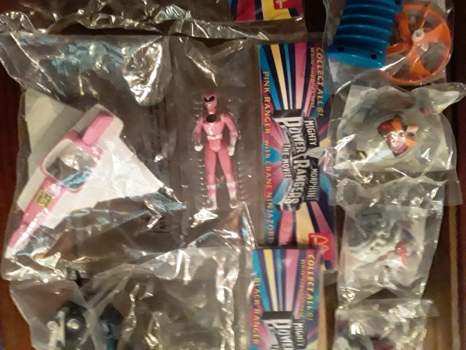 LOTE Sonic Tails Knuckles Mighty Morphin Power Rangers Batman Animado Happy Meal Foto 4 de 4